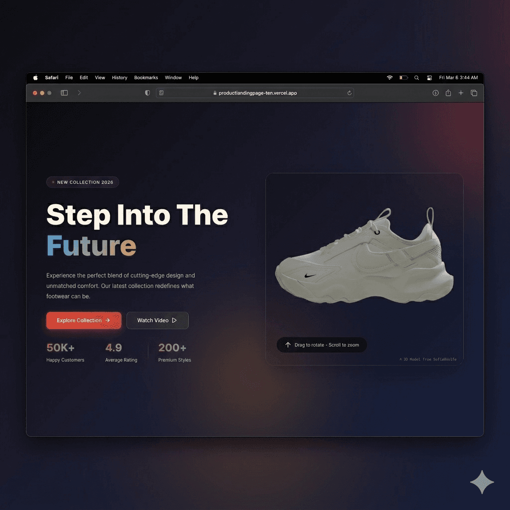 Product Landing Page